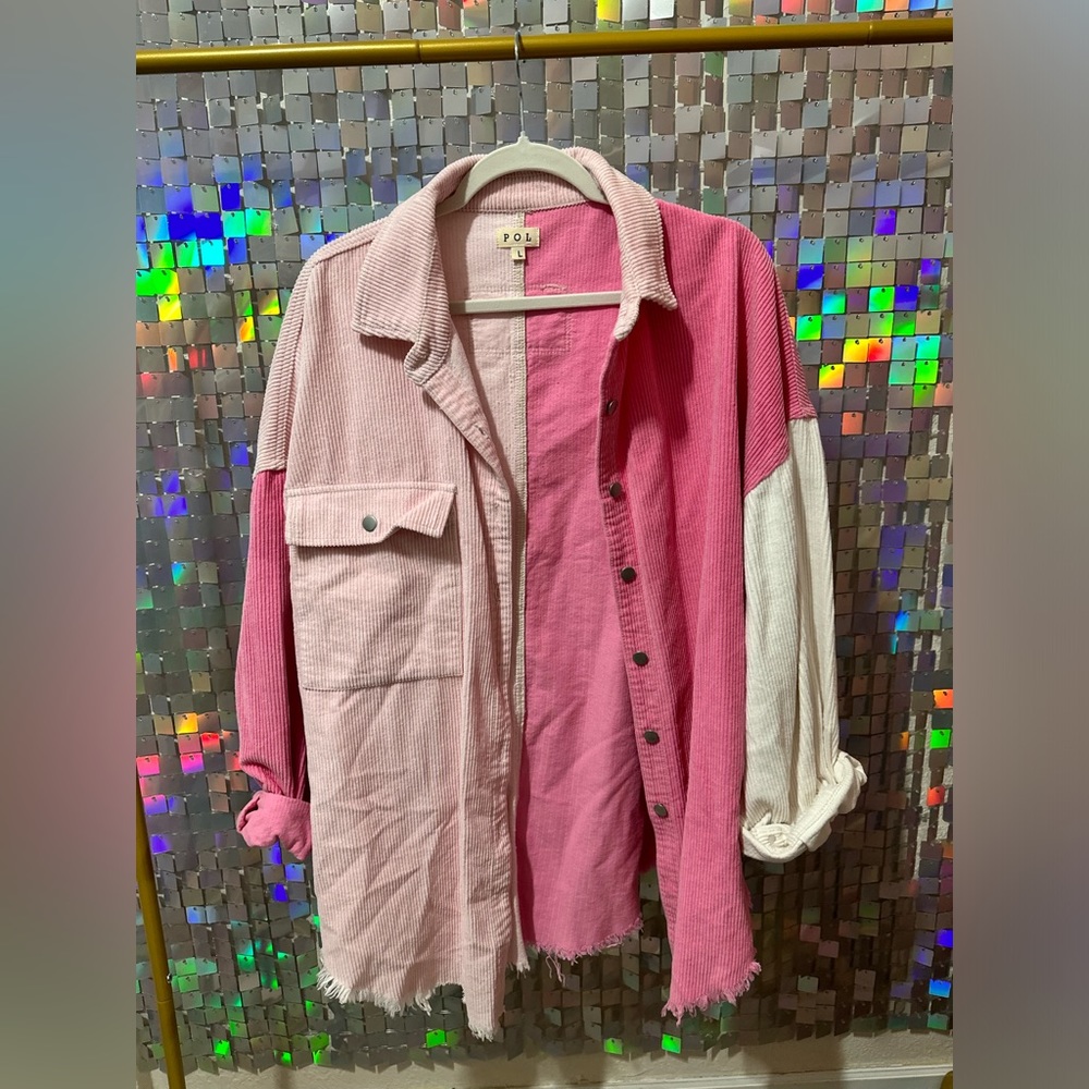 Pink Multi-Shade Shacket